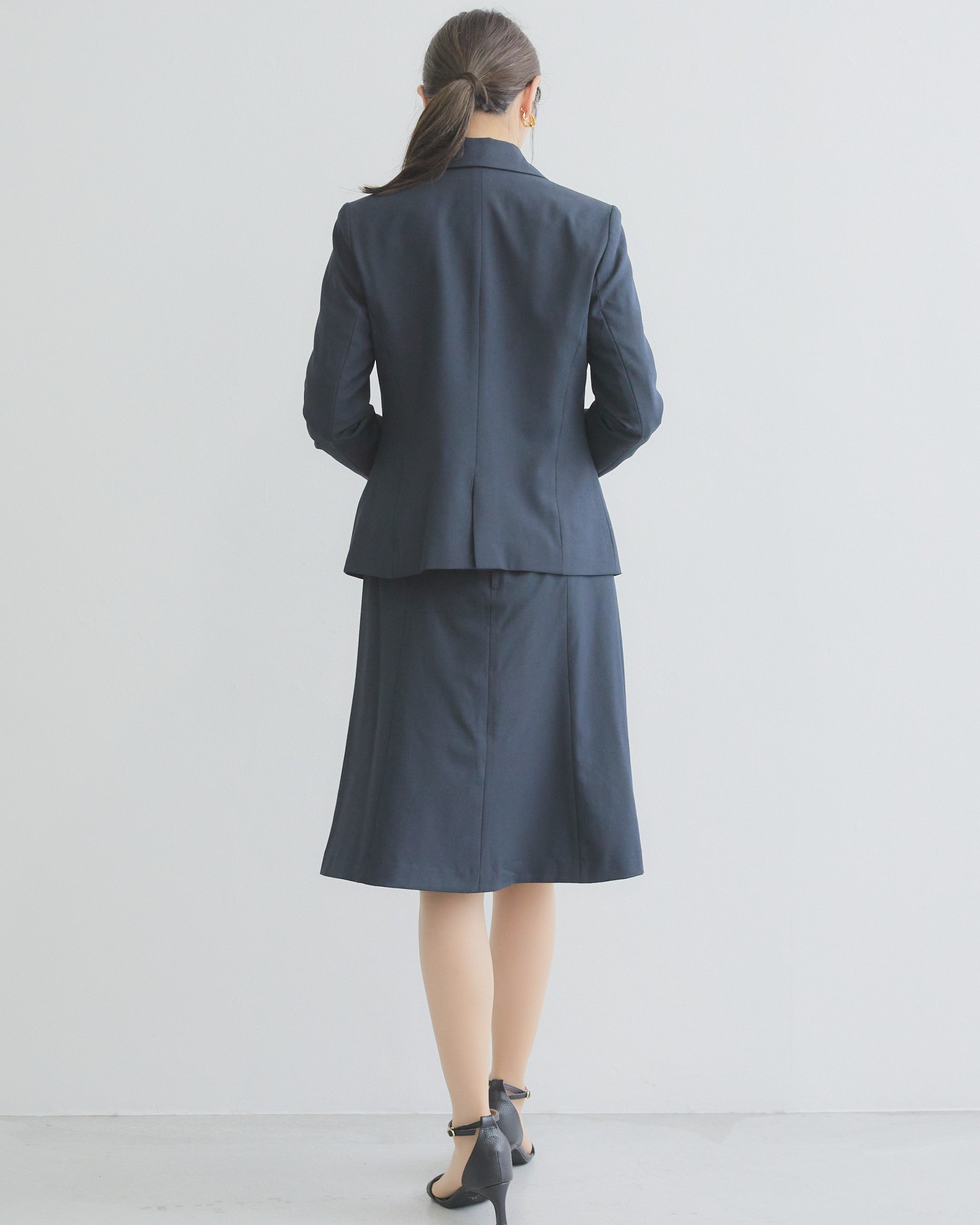 洗える!動ける!2WAYストレッチ単品フレアスカート