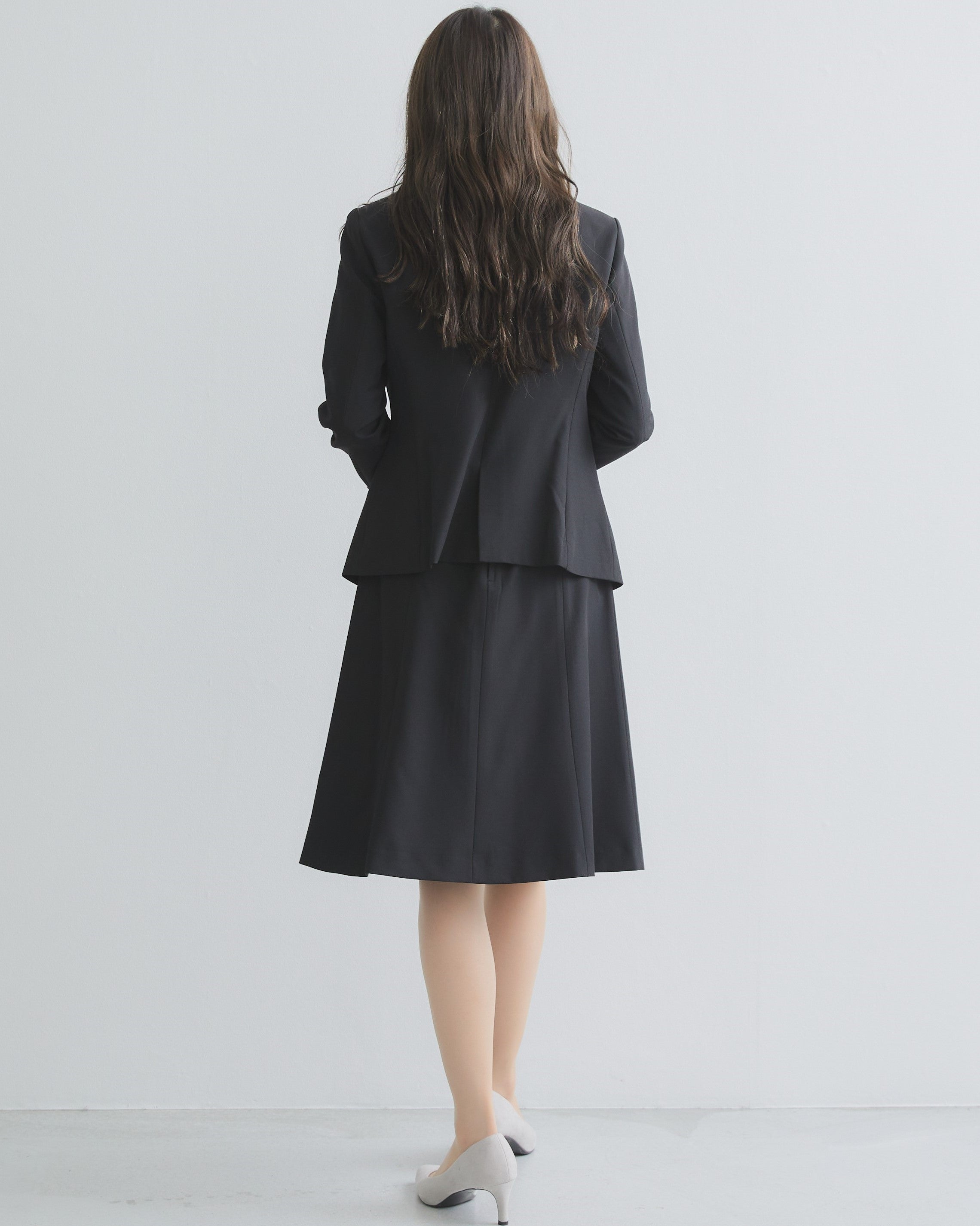 洗える!動ける!2WAYストレッチ単品フレアスカート